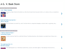Tablet Screenshot of agvbookstore.blogspot.com