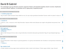 Tablet Screenshot of davidbgabriel.blogspot.com