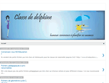 Tablet Screenshot of laclassededelphine.blogspot.com