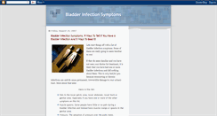 Desktop Screenshot of bladderinfectionsymptoms.blogspot.com