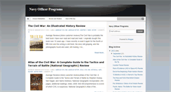 Desktop Screenshot of navy-officerprograms.blogspot.com