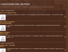 Tablet Screenshot of 1000cancionesdelmundo.blogspot.com