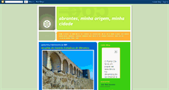 Desktop Screenshot of cidade-abrantes.blogspot.com