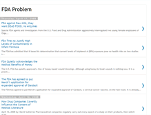 Tablet Screenshot of fdaissues.blogspot.com