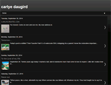 Tablet Screenshot of carlyecreates.blogspot.com
