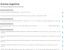 Tablet Screenshot of eventosargentina.blogspot.com