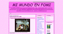 Desktop Screenshot of mimundoenfomi2011-xandrita.blogspot.com