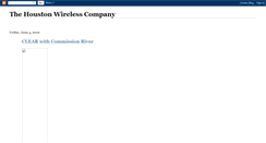 Desktop Screenshot of houstonwireless.blogspot.com