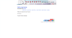 Desktop Screenshot of idrproperty.blogspot.com