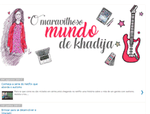 Tablet Screenshot of khadijasaid.blogspot.com