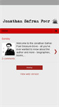 Mobile Screenshot of jonathansafranfoer.blogspot.com