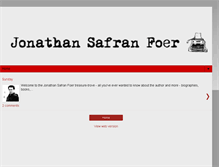 Tablet Screenshot of jonathansafranfoer.blogspot.com
