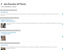 Tablet Screenshot of escuela44flores408.blogspot.com