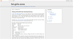Desktop Screenshot of fat-girls-zone.blogspot.com