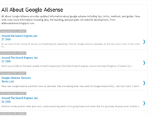 Tablet Screenshot of allaboutadsense.blogspot.com
