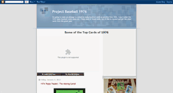 Desktop Screenshot of baseball1976.blogspot.com