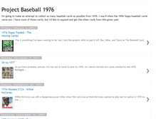 Tablet Screenshot of baseball1976.blogspot.com