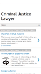 Mobile Screenshot of criminaljusticelawyer.blogspot.com