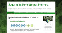 Desktop Screenshot of jugarbonoloto.blogspot.com