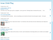 Tablet Screenshot of innerchildplay.blogspot.com