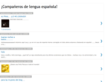 Tablet Screenshot of companerosdelenguaespanola.blogspot.com