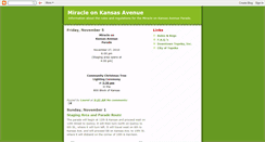 Desktop Screenshot of miracle-on-kansas.blogspot.com