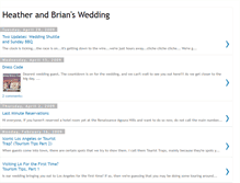 Tablet Screenshot of heatherandbrianswedding.blogspot.com