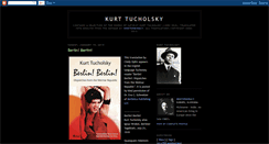 Desktop Screenshot of kurttucholsky.blogspot.com