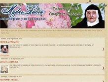 Tablet Screenshot of lamadrelucia.blogspot.com