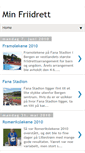 Mobile Screenshot of minfriidrett.blogspot.com