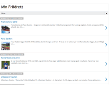 Tablet Screenshot of minfriidrett.blogspot.com