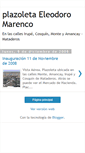 Mobile Screenshot of plazoletaeleodoromarenco.blogspot.com