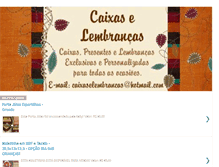 Tablet Screenshot of caixaselembrancas.blogspot.com