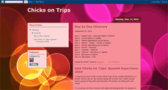 Desktop Screenshot of chicksontrips.blogspot.com