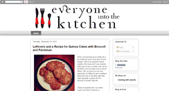 Desktop Screenshot of everyoneintothekitchen.blogspot.com