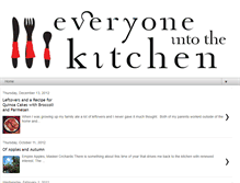 Tablet Screenshot of everyoneintothekitchen.blogspot.com