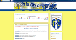 Desktop Screenshot of islacristinafc2002.blogspot.com