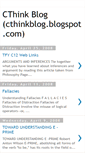 Mobile Screenshot of cthinkblog.blogspot.com