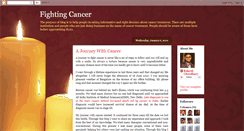 Desktop Screenshot of fightingcancer-rakesh.blogspot.com