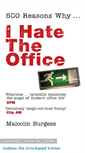 Mobile Screenshot of ihatetheoffice.blogspot.com