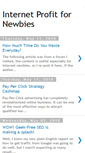 Mobile Screenshot of internetprofit4newbies.blogspot.com