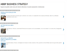 Tablet Screenshot of mbbpbusinessstrategy.blogspot.com
