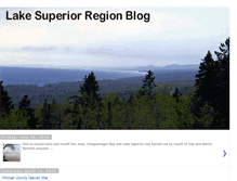 Tablet Screenshot of lakesuperiorregionblog.blogspot.com