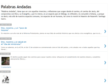 Tablet Screenshot of palabrasandadas.blogspot.com