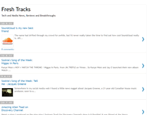 Tablet Screenshot of freshtracks.blogspot.com