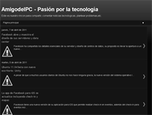 Tablet Screenshot of amigodelpc.blogspot.com