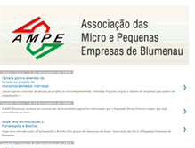 Tablet Screenshot of ampeblumenau.blogspot.com