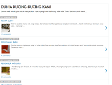 Tablet Screenshot of duniakucing.blogspot.com