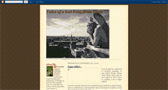 Desktop Screenshot of alostfroginparis.blogspot.com