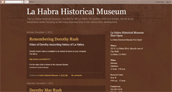 Desktop Screenshot of lahabrahistoricalmuseum.blogspot.com